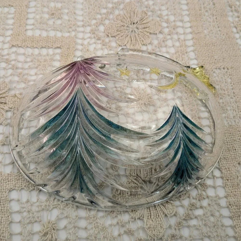 Vintage Studio Nova Shooting Star Art Glass Trinket / Candy / Nut / Dish